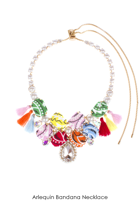 Arlequin Bandana Necklace-SS18 Collection-Bijoux de Famille