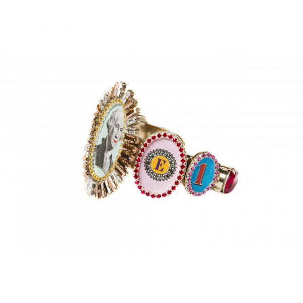 Bracelet Chocker Disco Funky Dollar Treasure -Bijoux de Famille