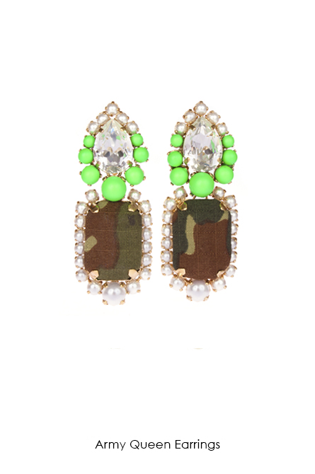 Army -Queen-earrings-Bijoux-de-Famille