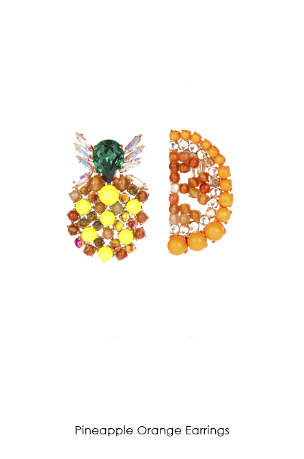 Pineapple-orange-earrings-Bijoux-de-Famille