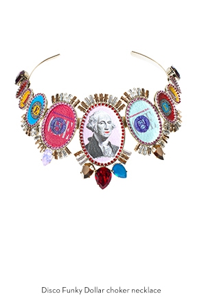 disco-funky-dollar-choker-necklace-Bijoux-de-Famille