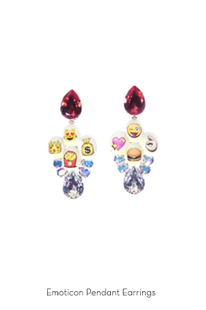 emoticon-pendant-earrings-Bijoux-de-Famille