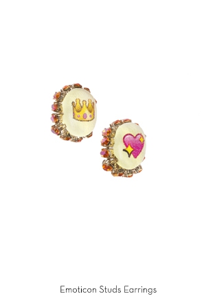 emoticon-studs-earrings-Bijoux-de-Famille
