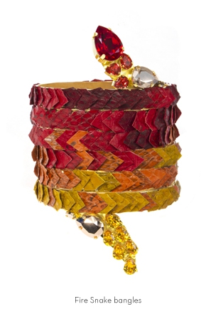 fire-snake-bangles-Bijoux-de-Famille