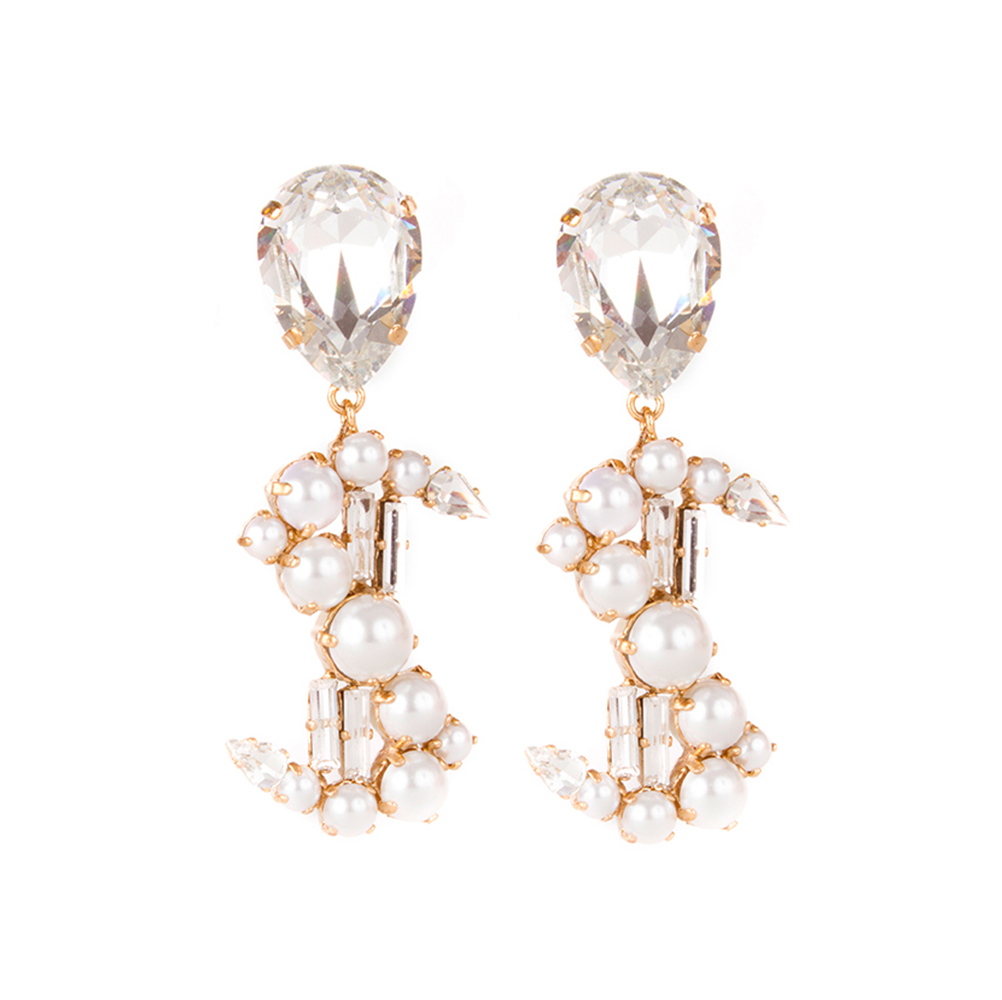 Dollar earrings Bijoux de Famille