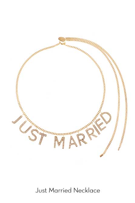 Just Married Necklace