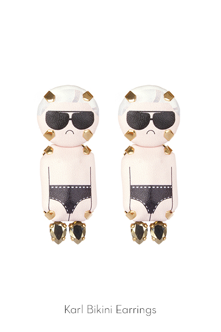 Karl Bikini Earrings