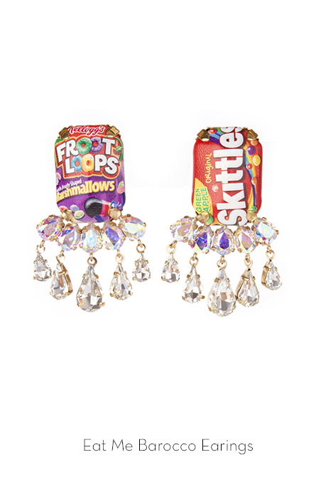 Eat Me Barocco earrings