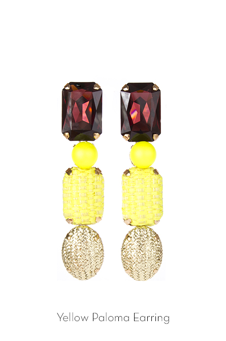 Yellow Paloma Earrings