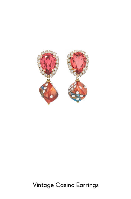 Vintage casino-earrings