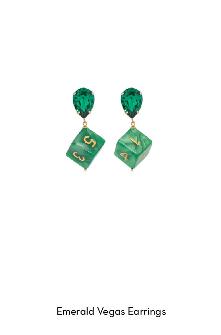 emerald vegas-earrings