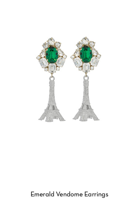 emerald vendome-earrings