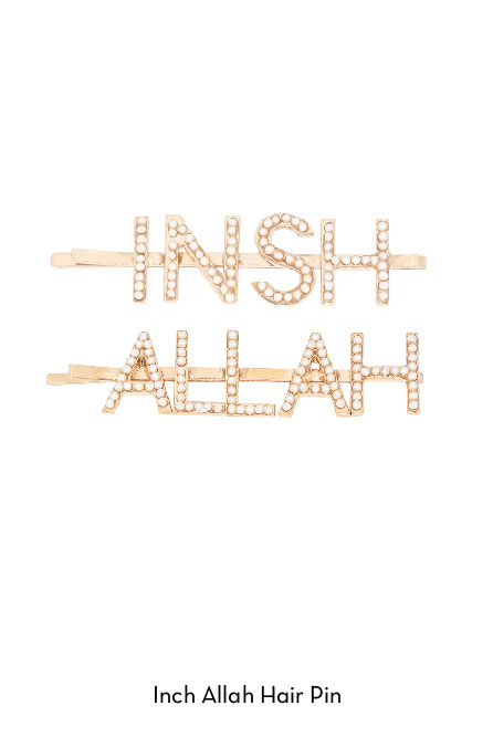 inch allah-hair pin