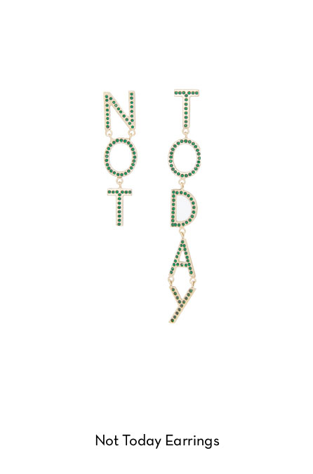 not today-earrings