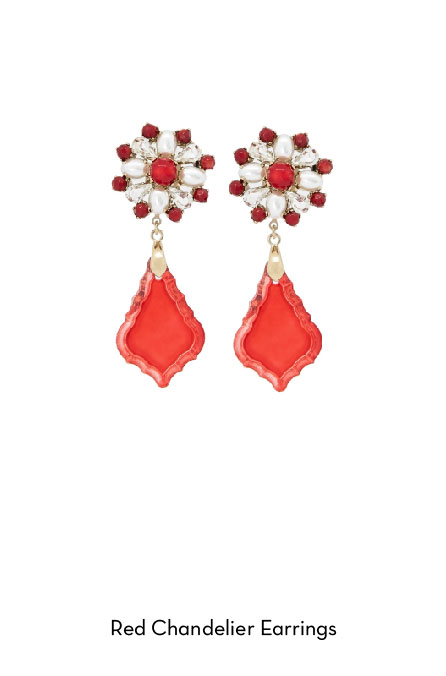 red chandelier-earrings